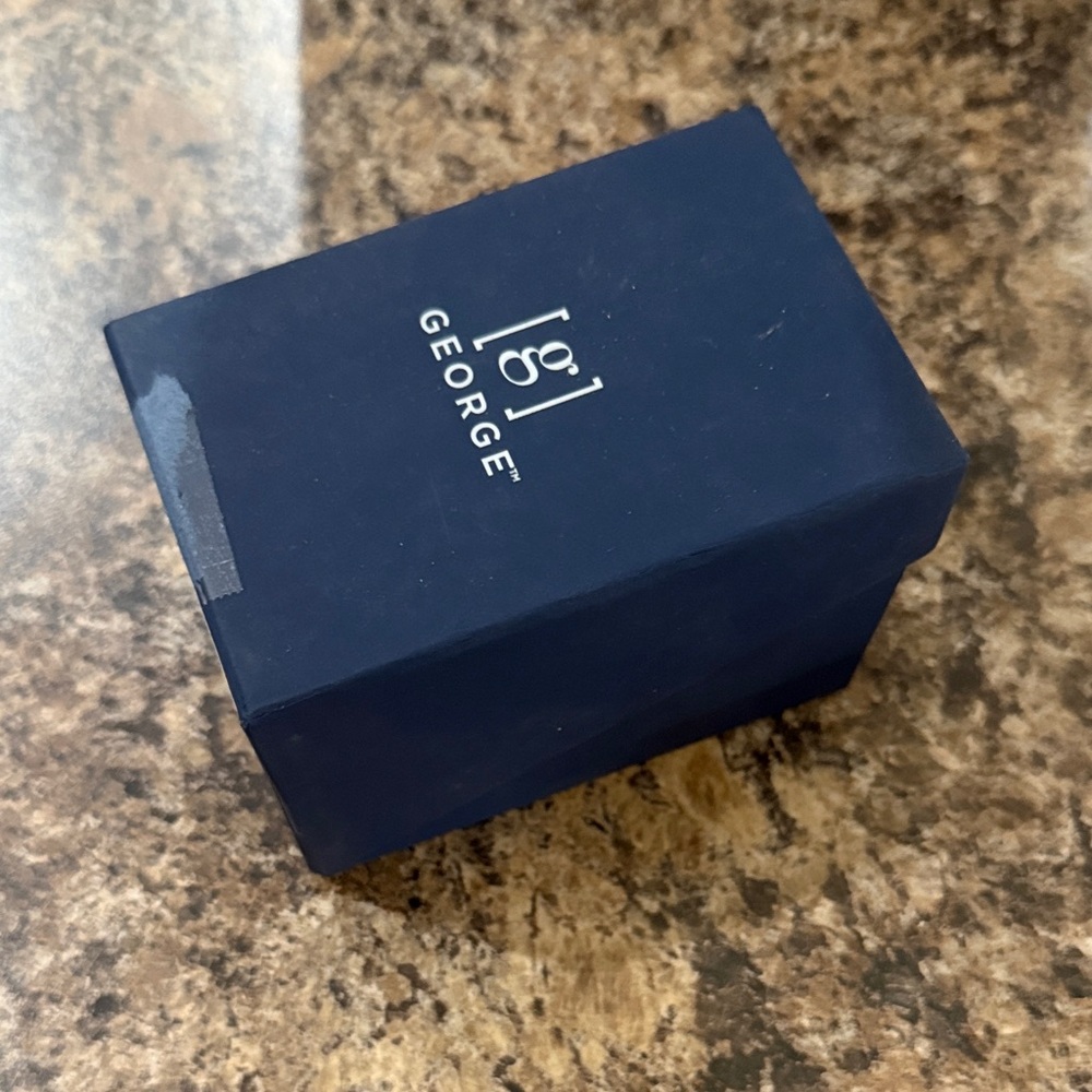 #79 George Men's Gold and Black Watch Set - Picture 3 of 3